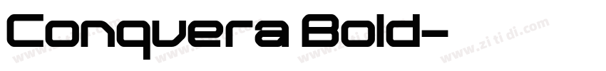 Conquera Bold字体转换